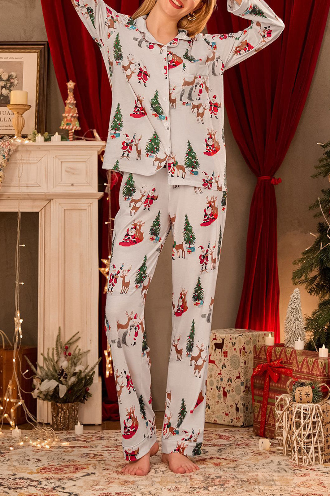 Christmas Print Pajamas