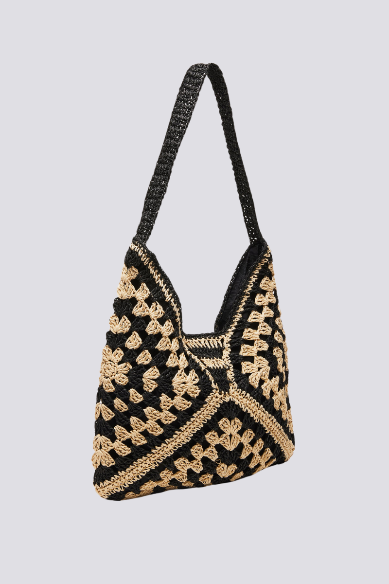 Gigi Patchwork  Woven Bag