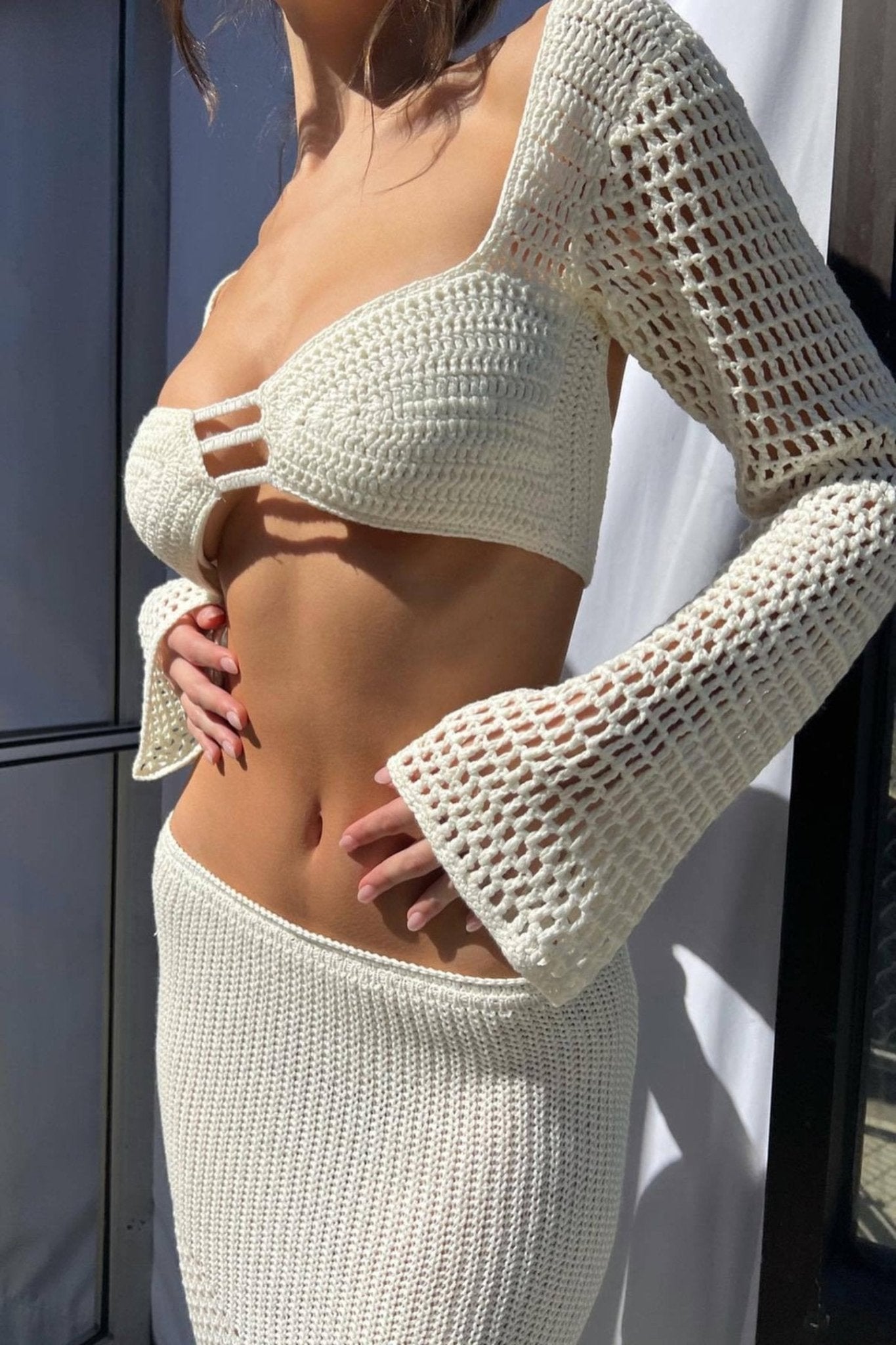 Brook Cropped Knit Set