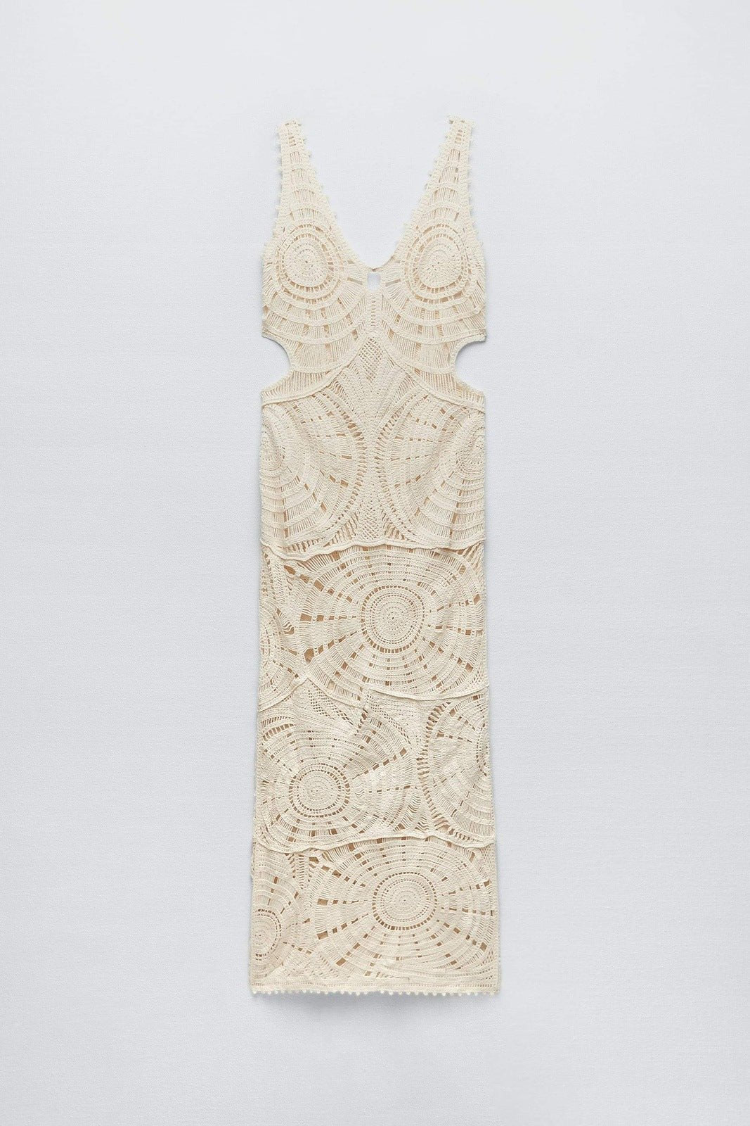 Ethel Cut-out Crochet Maxi Dress