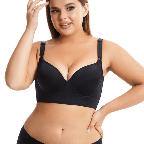 Magic Back Smoothing Push-Up Bra For Cup Size G-J