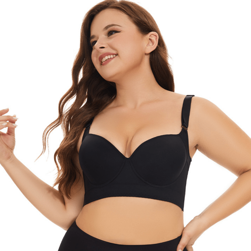 Magic Back Smoothing Push-Up Bra For Cup Size G-J