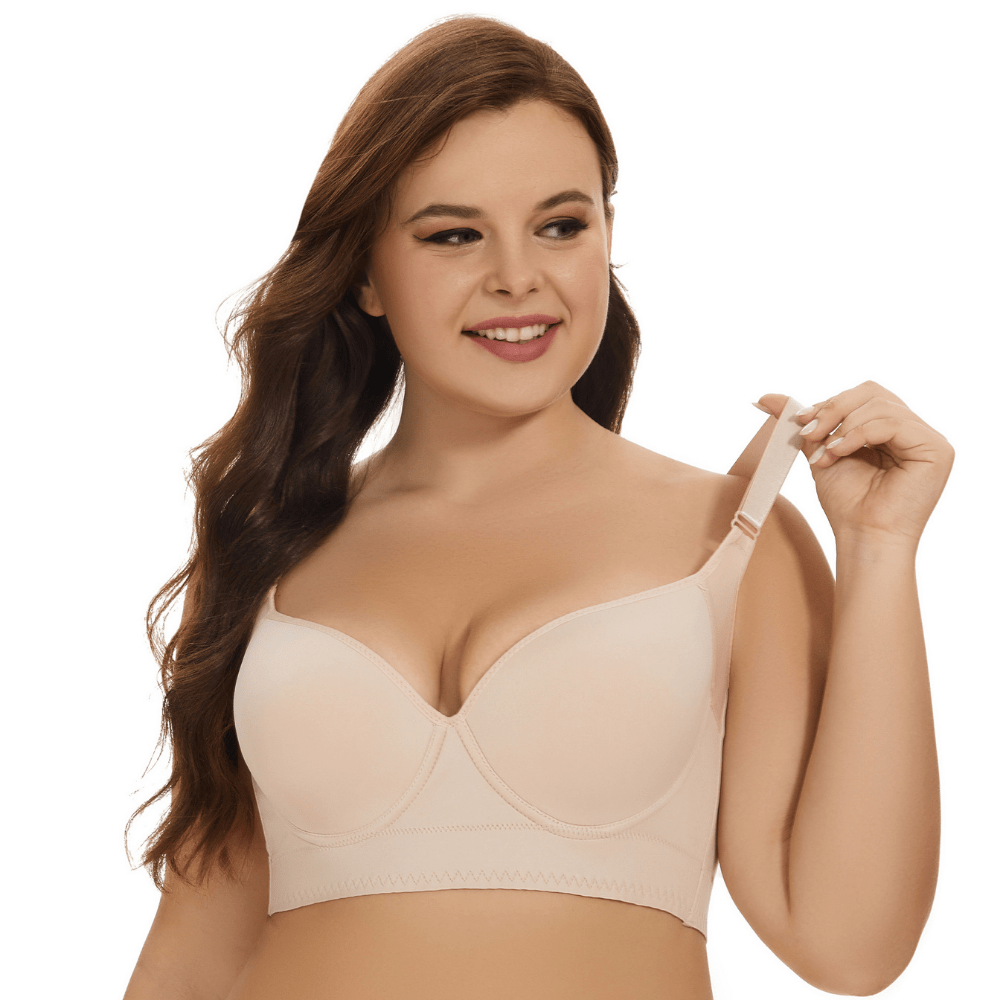 Magic Back Smoothing Push-Up Bra For Cup Size G-J