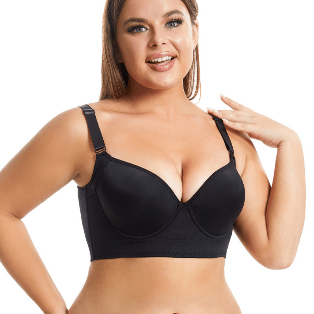 Magic Back Smoothing Push-Up Bra For Cup Size G-J