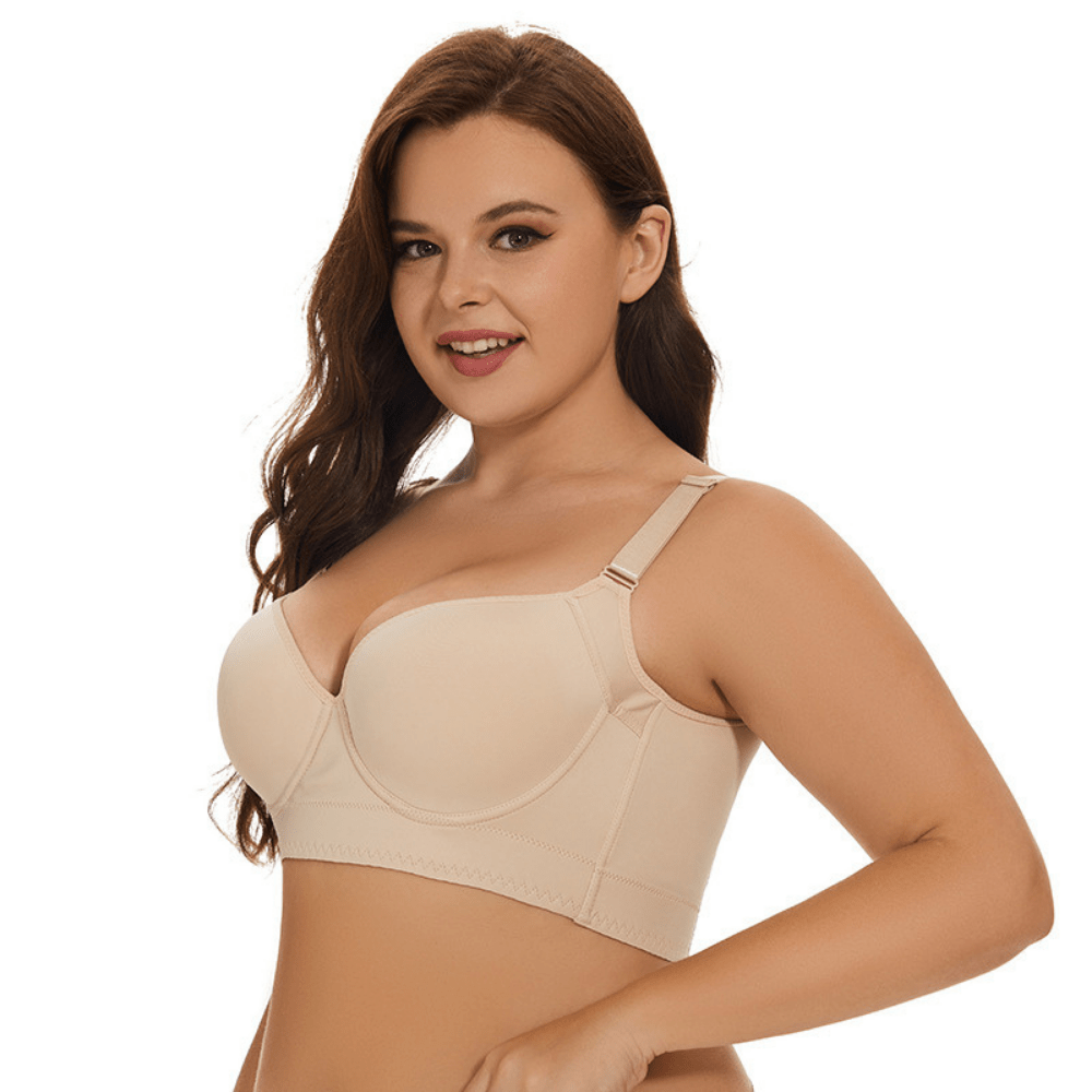 Magic Back Smoothing Push-Up Bra For Cup Size G-J