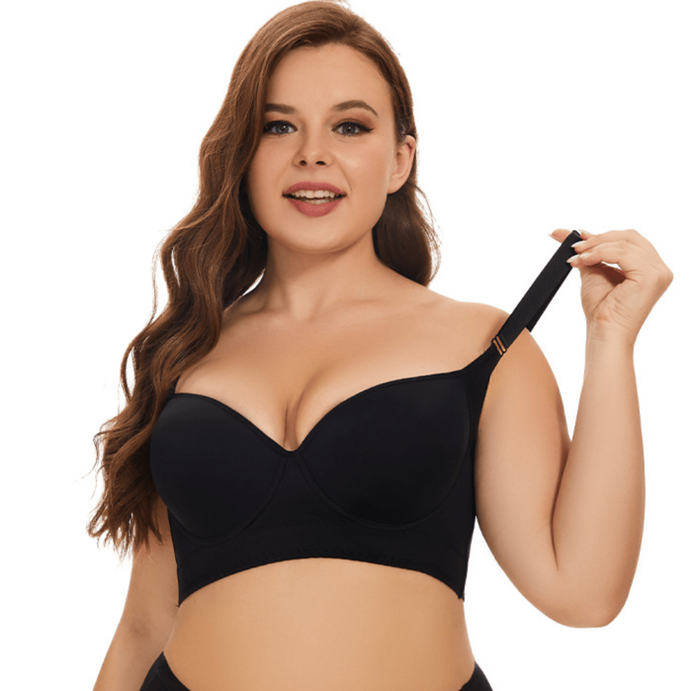 Magic Back Smoothing Push-Up Bra For Cup Size G-J