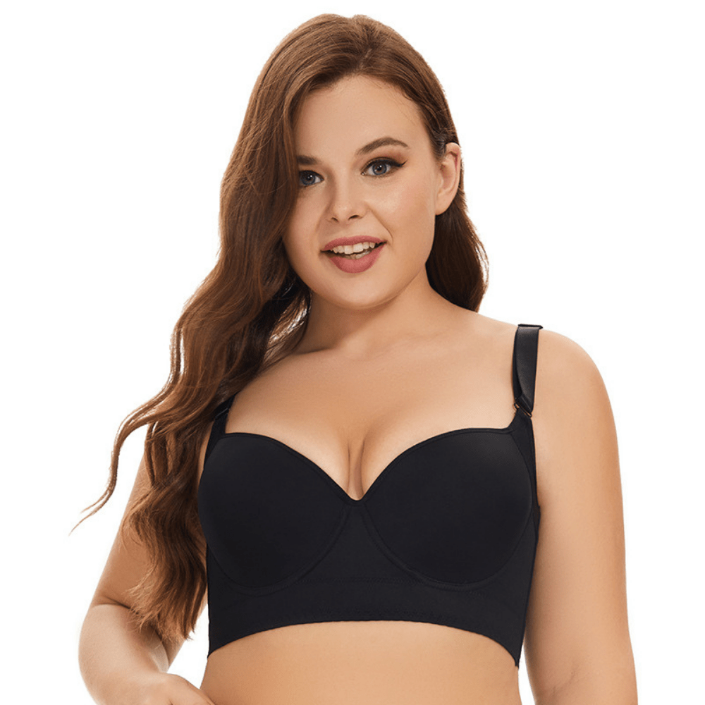 Magic Back Smoothing Push-Up Bra For Cup Size G-J