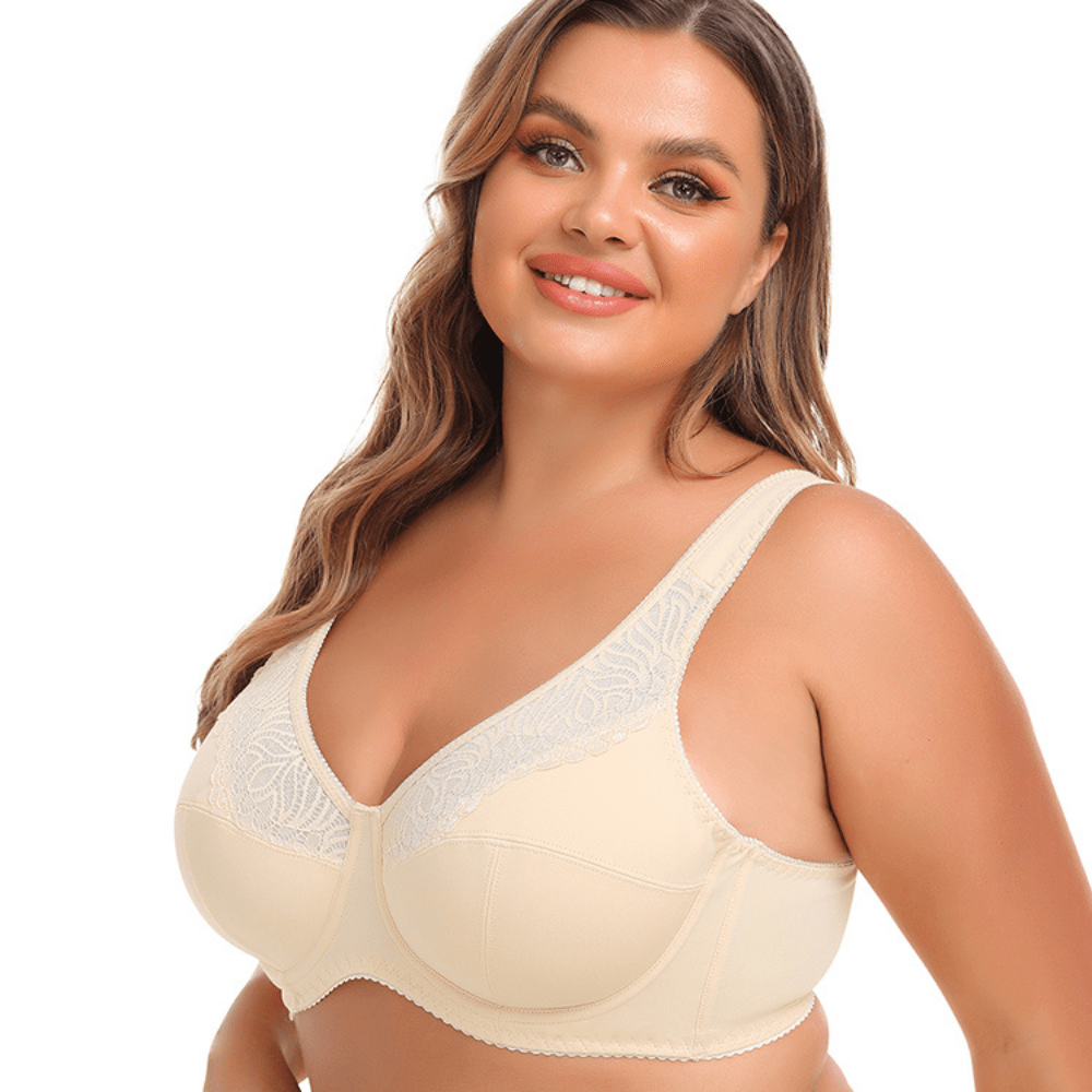 Magic Breathable Full Coverage Support Lift Lace Bra