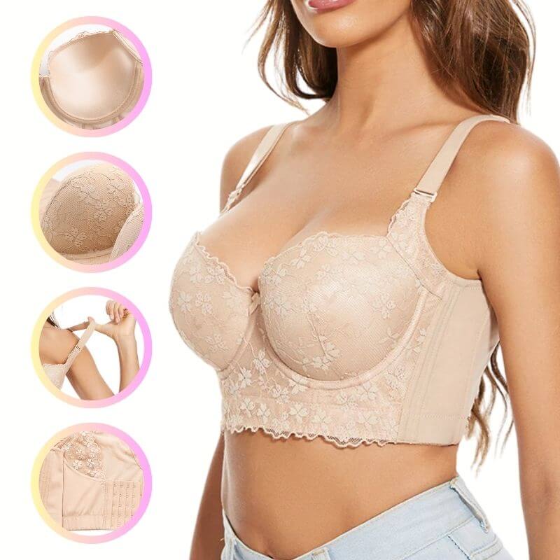 Magic Push Up Sexy Corset Underwire Bra